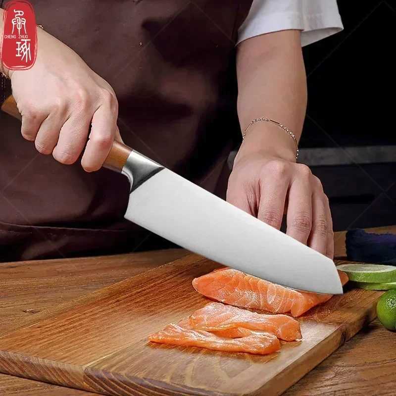 Professional Japanese Kitchen Knife Set Cooking Chef Knife Meat Cleaver Boning Knife Fruit Utility Knife Kitchen AccessoriesXJ250117