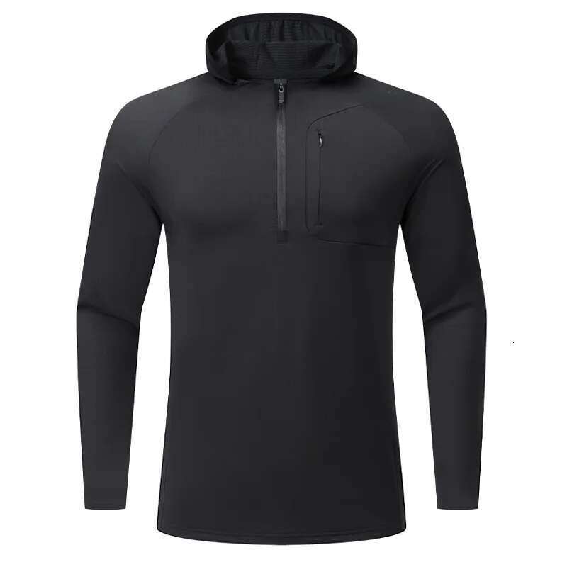 Ddmyoutdoor China Domestic Gym Stand Collar Shirts Outdoor Sports Skiing Running Half Zipper Top Men Fiess High Quality Training Breathable Sweatshirt
