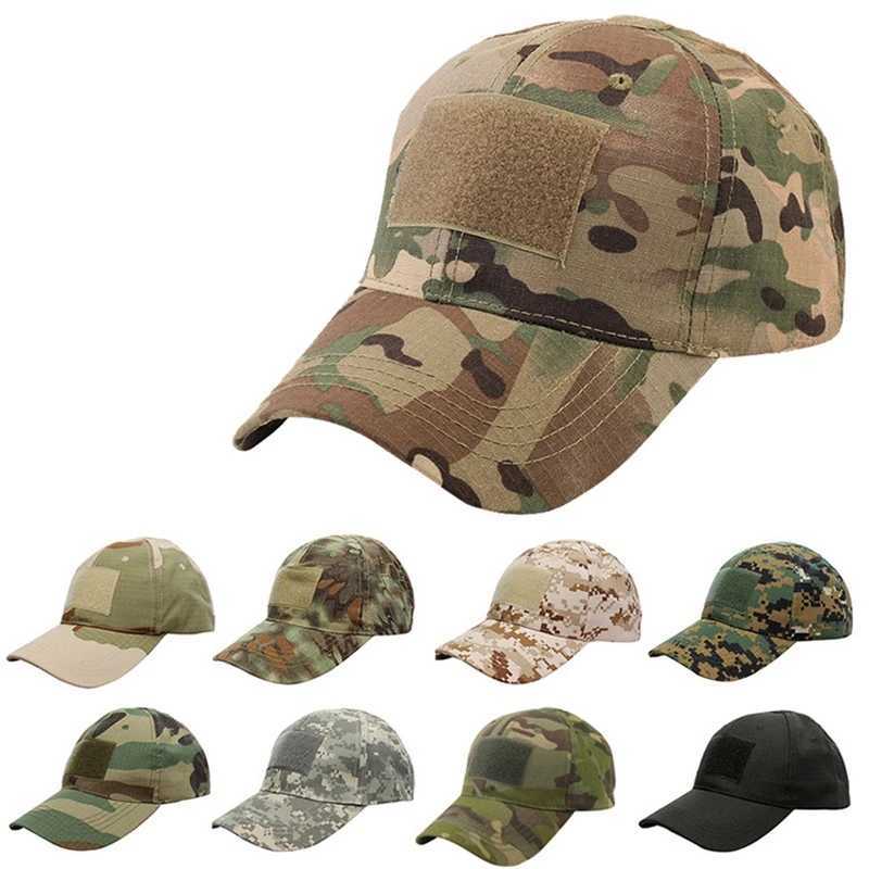 Outdoor Military tactical Hats ACU CP Camouflage Tactical Army Fan Cam Hiking Baseball Fan Outdoor Sports sXJ250116