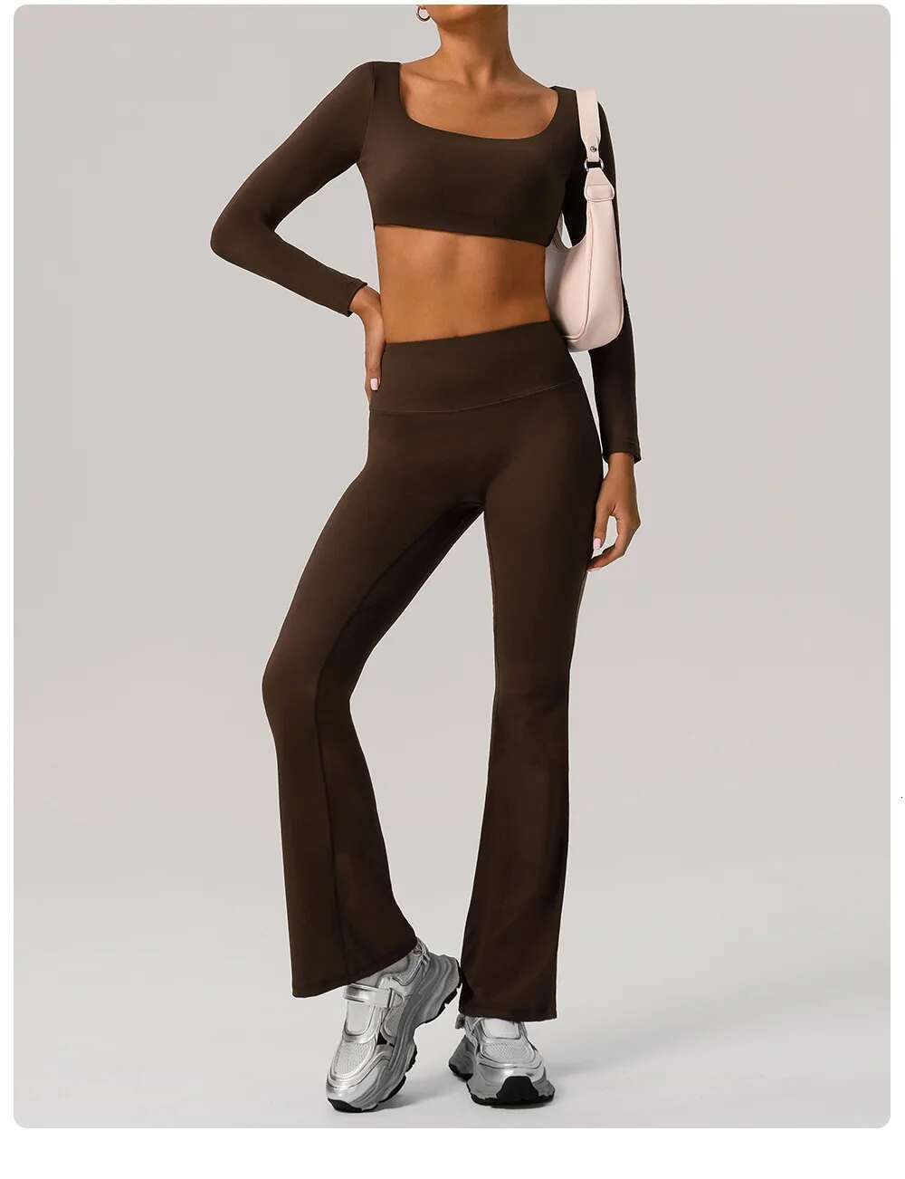 Ddmyoutdoor China Domestic Mermaid Curve Naked Wide Leg Yoga Hip Lift Flared Women S Sports Dance High Waist Slim Fit Casual Pants