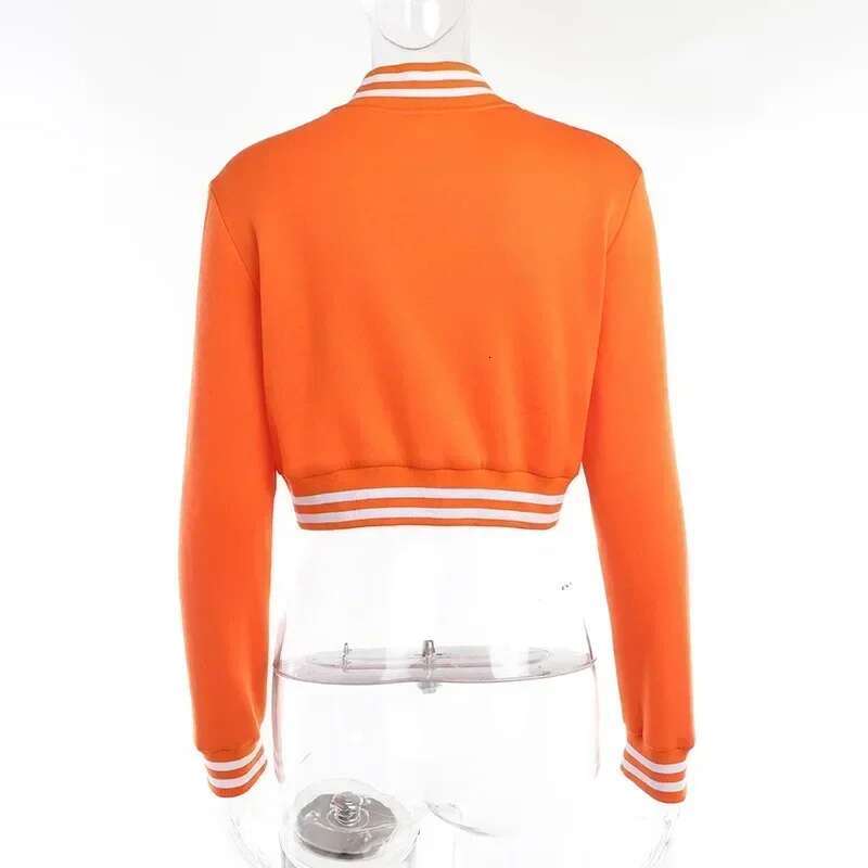 Zekye Baseball Women 2024 Print Korean Style Clothes Women's Winter Down Jacket Long Sleeve