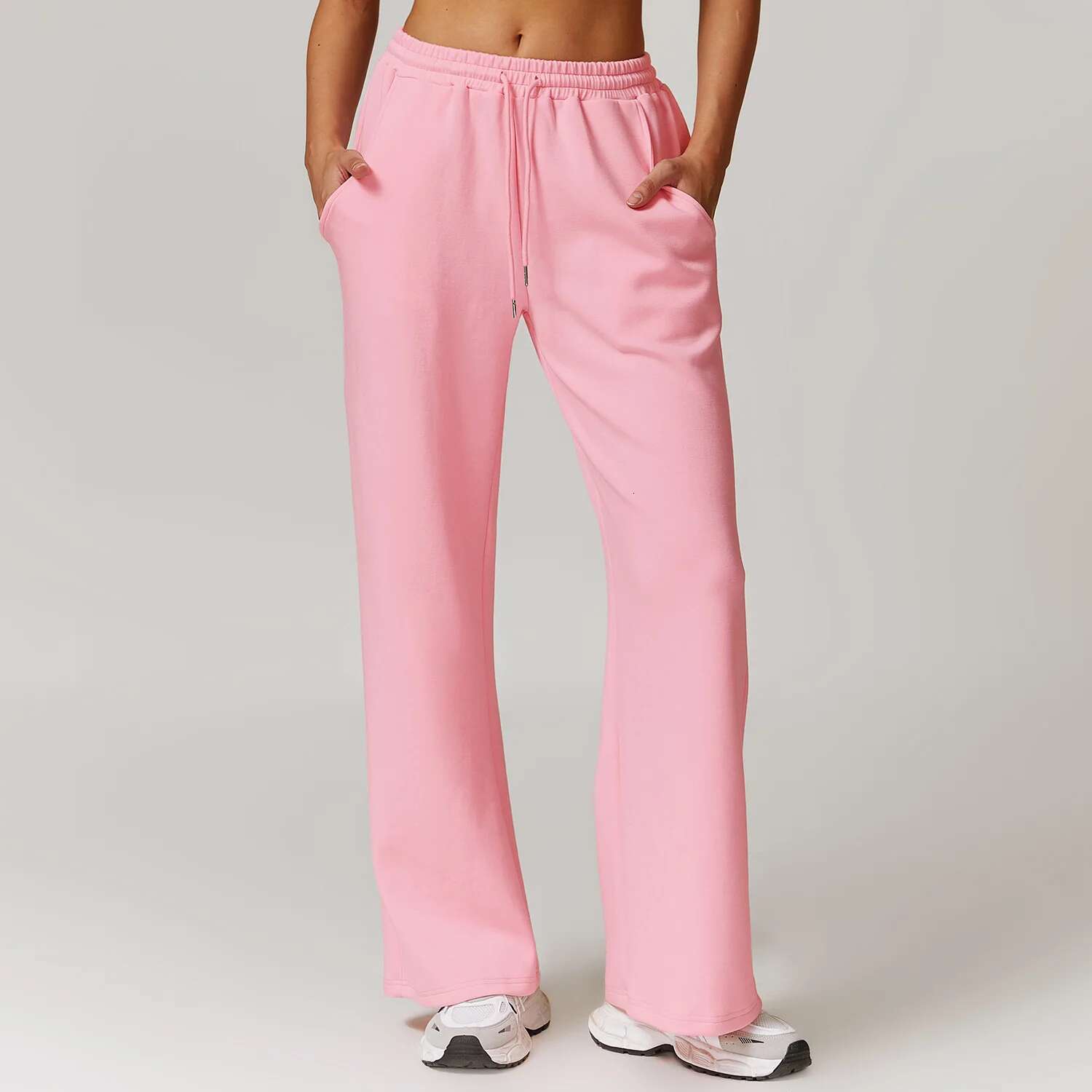 Ddmyoutdoor China Domestic Mermaid Curve Spring Thin High Waist Draping Loose Straight Casual Outerwear All Match Sports Pants