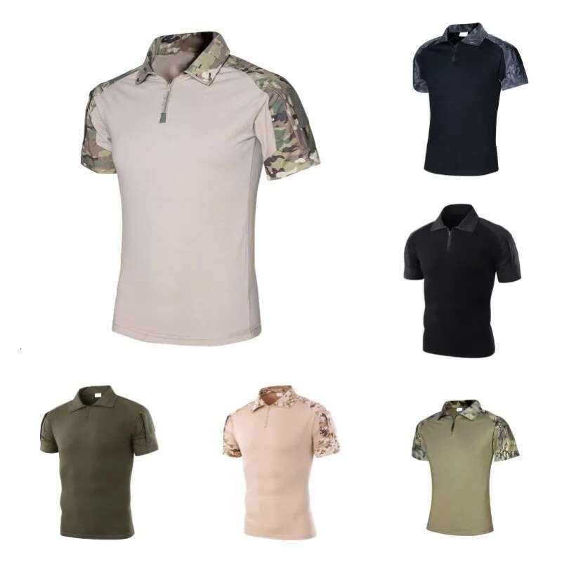 Ddmyoutdoor China Domestic Tactical T Shirt Military Army Combat T Shirt Quick Dry Tees Men S Outdoor Hunting Camping Hiking O Neck Lapel Short Sleeve
