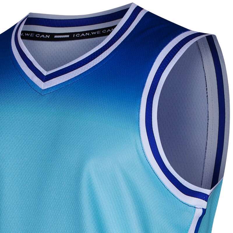 Ddmyoutdoor China Domestic Basketball Men Sets Sports Gym Clothes Polyester Breathable Sleeves Vest Shorts Customized Training Suits Summer Running Su