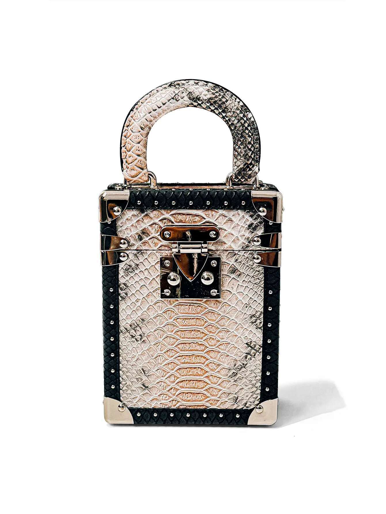 New High-End Crocodile Pattern Small Box Portable Shoulder Fashion Crossbody Bag For Women