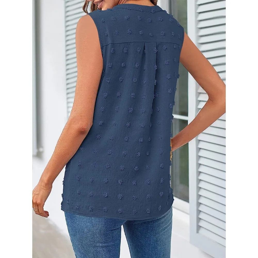 Solid color casual loose womens clothing retro womens oversized shirt for summer elegant young womens top 250102CJ