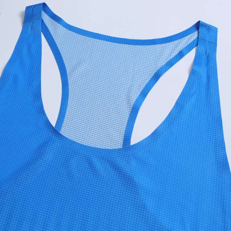 Ddmyoutdoor China Domestic Men Sport Vest Ice Silk Track Field Fiess Sleeveless D Stripes Print Breathable Undershirt Basketball Workout Running Tank