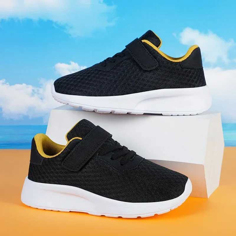 Children Boys Sneakers Soft-soled Lightweight Breathable Non-slip Sports Running Walking For Girls Tennis Mesh ShoesXJ250118