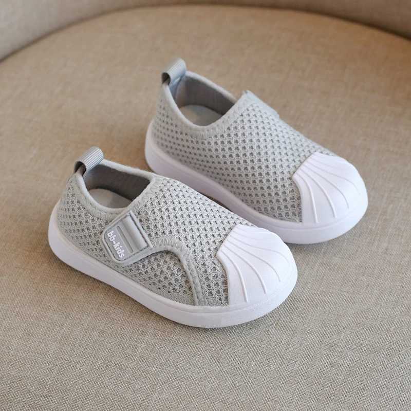 Spring And Autumn Boys And Girls Shoes Non-Slip Soft Bottom Toddler Shoes Breathable Shell-Toe Childrens Flying Knitting ShoesXJ250118