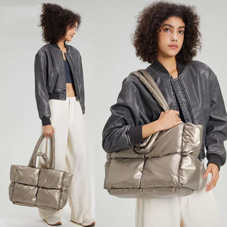 Ddmyoutdoor China Domestic New Style Increased Down Women S Soft Space Cotton Handbag Fashionable Simple Padded Shoulder Crossbody Bag