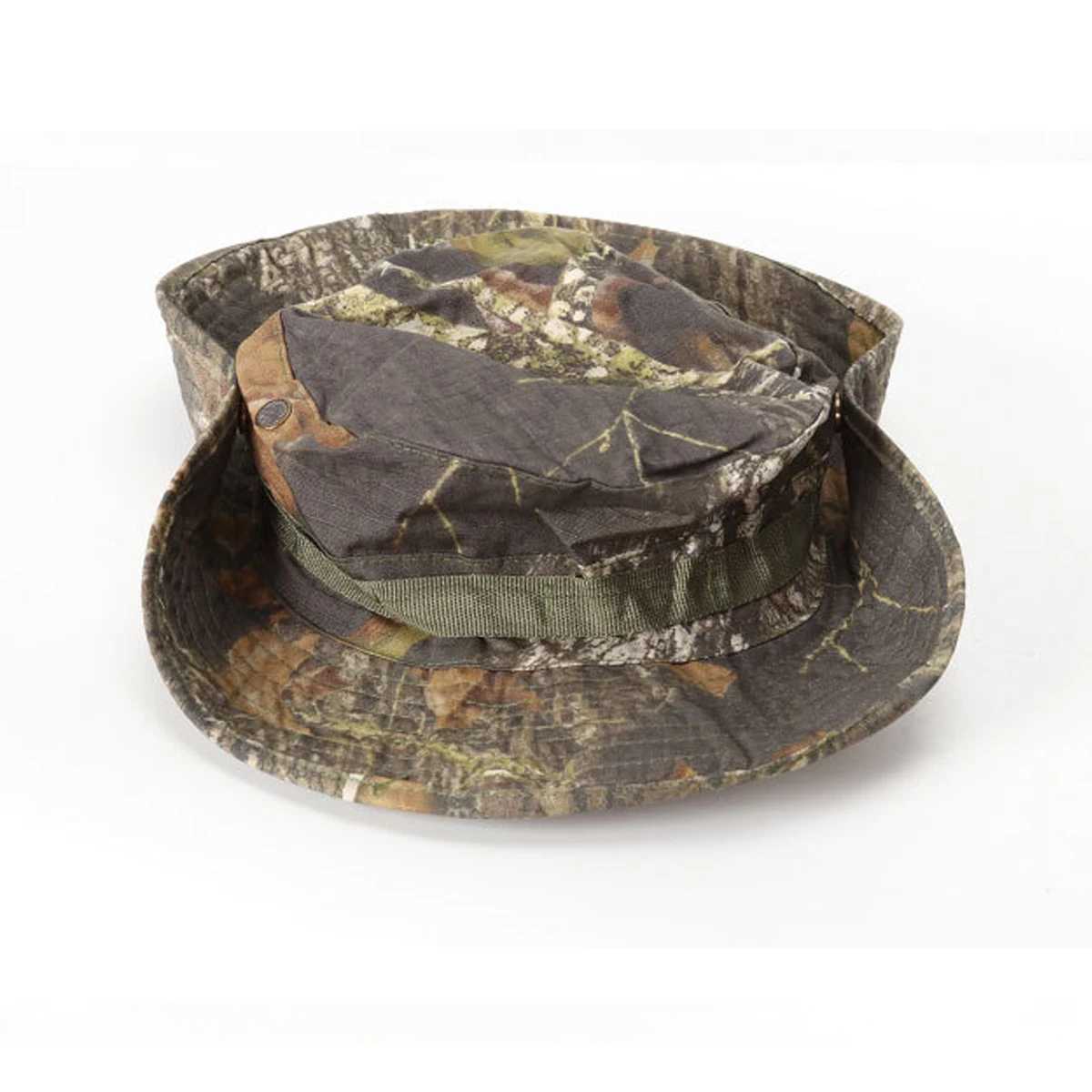 Tactical Sunshade Hat Wear Resistant Breathab Camouflage Round Brimmed Hat Unisex Fishing Mountaineering Hat HuntingXJ250116
