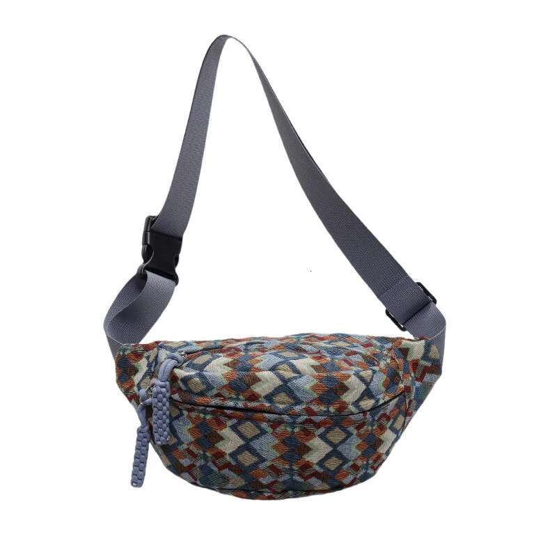 Bohemia Corduroy Belt Bags for Women Fashion Fanny Pack Female Banana Waist Hip Purse Shoulder Crossbody Chest Bag Pocket swissmilitary
