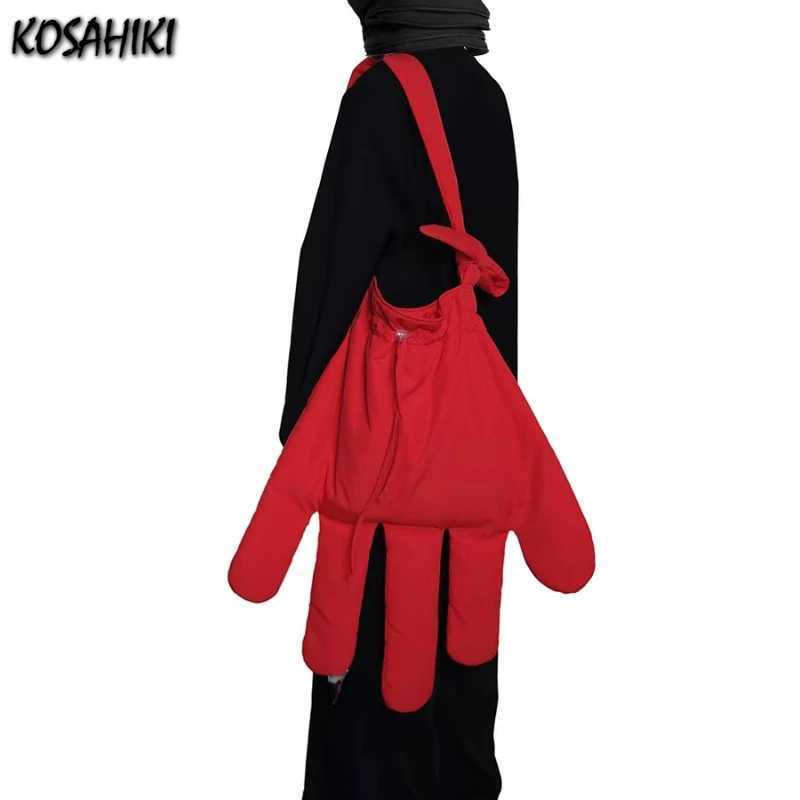 New Arrival Personalized retro solid glove bag high-capacity and simple mens nylon underwear handbag Korean casual womens shoulder bag Y2k Z250118