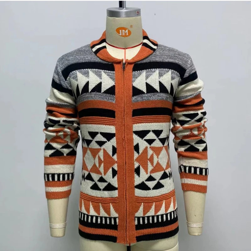 Winter Men Knit Cardigan Men Fashion Sweater Casual Coat Man Warm Jacket Knitted Cardigan Sweatshirt Slim Jumper Male Clothes 250113