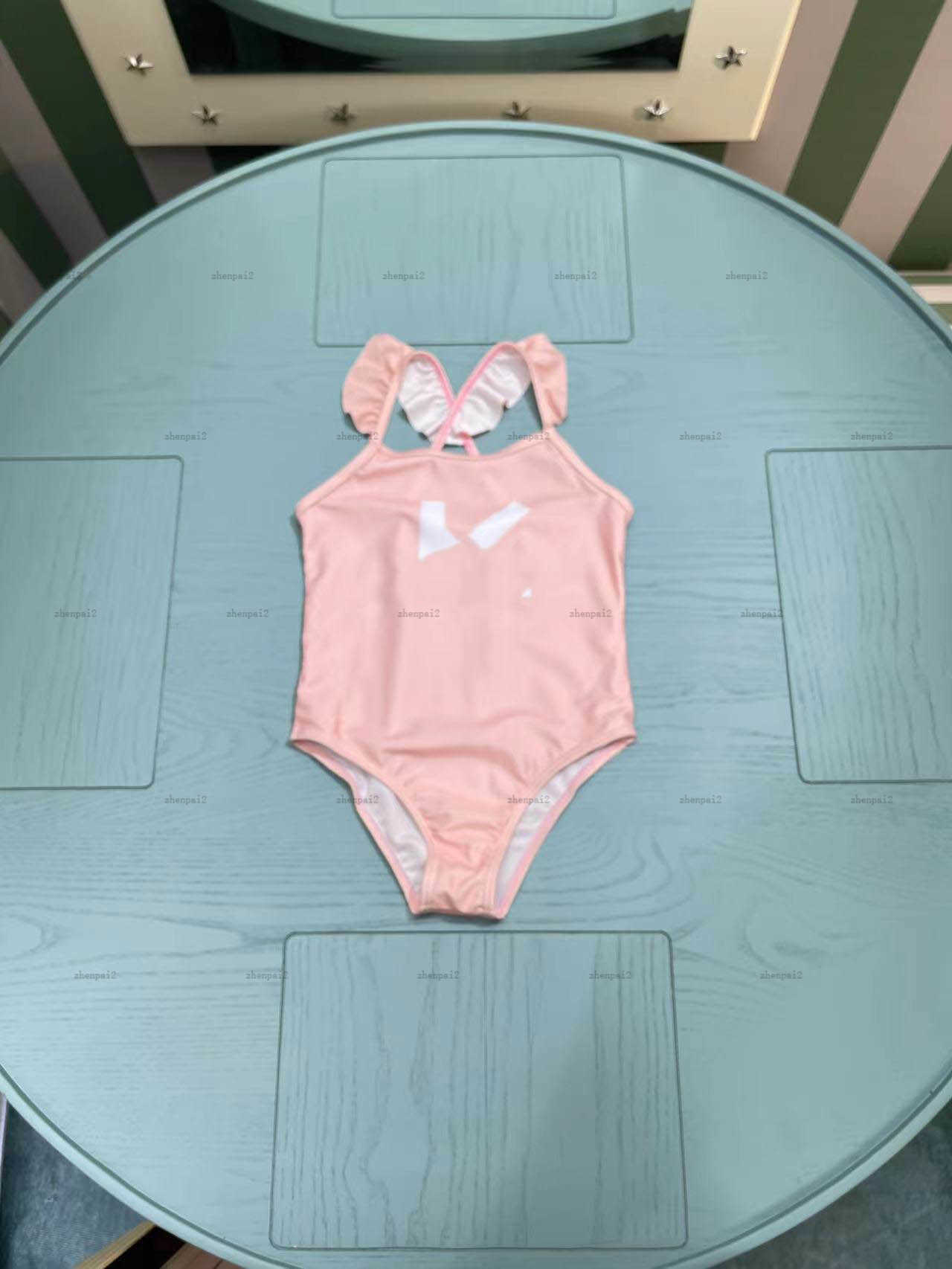 Luxury girls swimwear Multiple styles child Beach Bikinis kids designer clothes logo printing one-pieces swimsuit summer baby swimwears A299X09N073