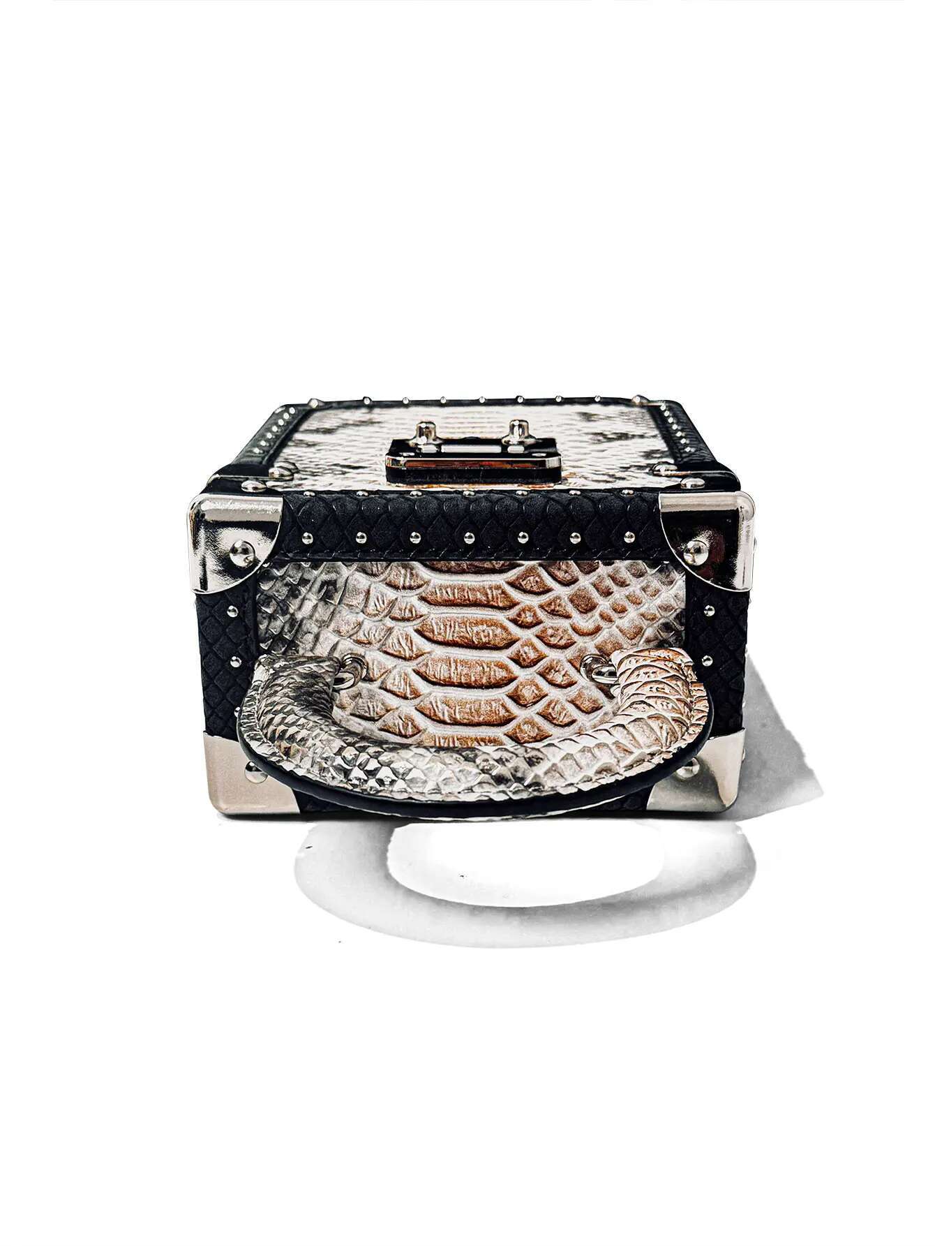 New High-End Crocodile Pattern Small Box Portable Shoulder Fashion Crossbody Bag For Women