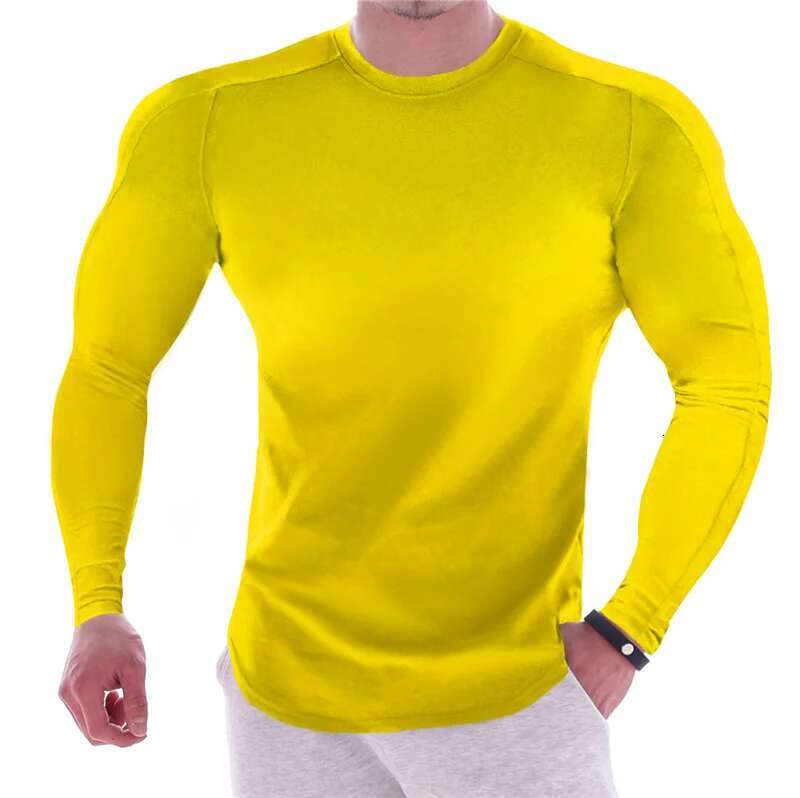 Ddmyoutdoor China Domestic Men Long Sleeve Running Quick Dry Gym Fiess Male Sport Soccer Top Compression Bodybuilding T Shirt Tees Gymwear