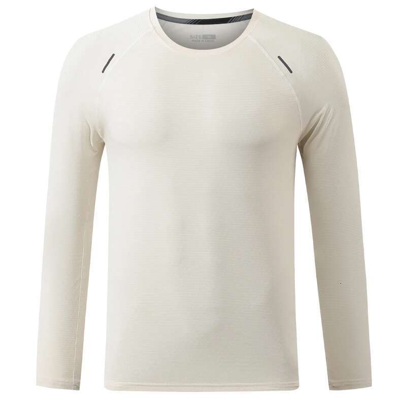 Ddmyoutdoor China Domestic Solid Long Sleeve Breathable Running Outdoor Sport Men Bodybuilding Workout Compression Tee Reflective Training Sports Shir