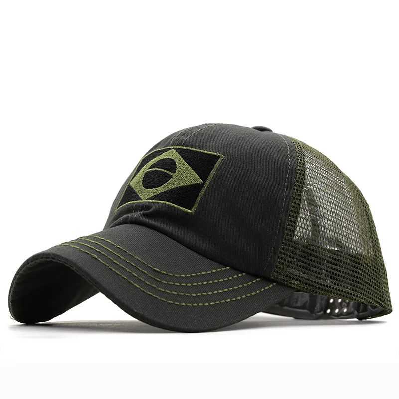 Camo Mens gorras Baseball s Ma Bone Mesh Camouflage Tactical Military Snap Hats Sunscreen Breathab TruckerXJ250116
