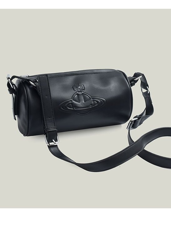 New Designer Retro Classic Saturn Cylindrical Bag Bowling Bag Casual Shoulder Bag Trendy Crossbody Bag Unisex Bag Commuting Bag