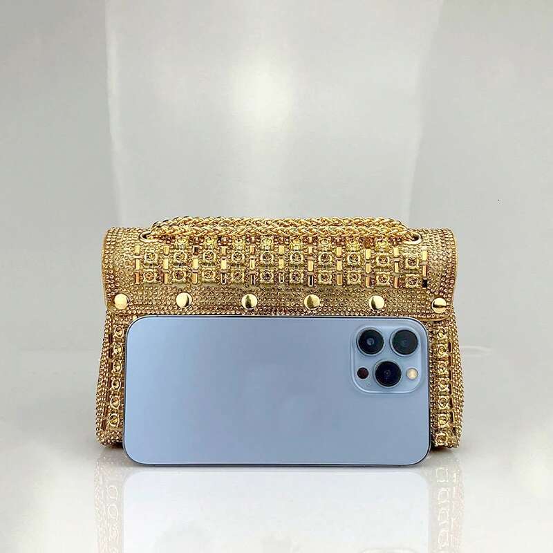 JIOMAY Glamorous Wallets For Designer Bags Dia Shoulder Women Party Portable Messenger Gold Bag