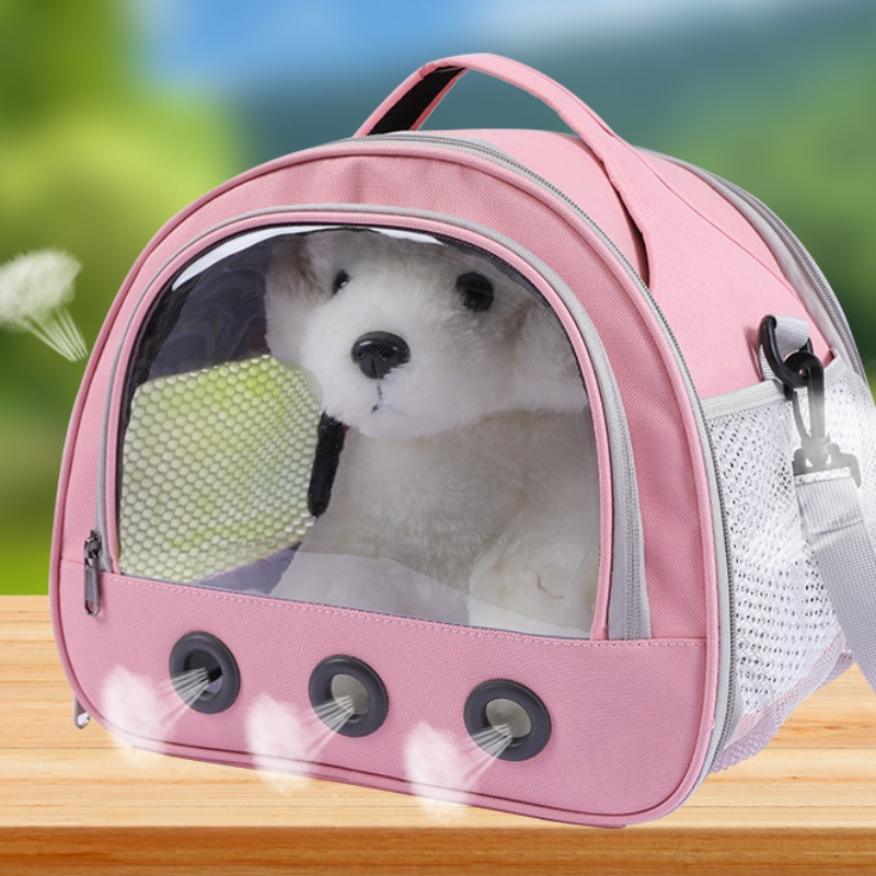 designer dog cat bag out portable pet bag pet backpack tote bag outdoor transparent cat bag teddy dog backpack cat cag large capacity side opening sch