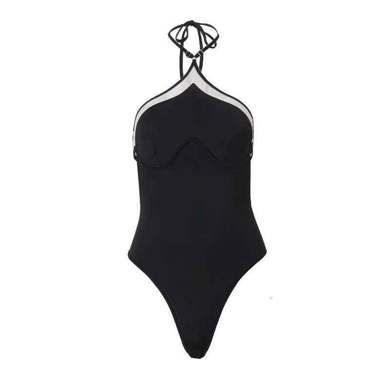 2025 Autumn Fashionable and Sexy Street Hot Girl Cross Hanging Neck Bareback Bottom jumpsuit with Versatile Style New Trendy Clothing Ins