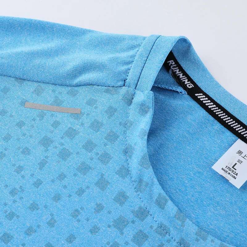 Ddmyoutdoor China Domestic Print Gym Shirts Fashion Running Casual Outdoor Jogging Breathable Workout Short Sleeves Nylon Quick Dry Training New Tee
