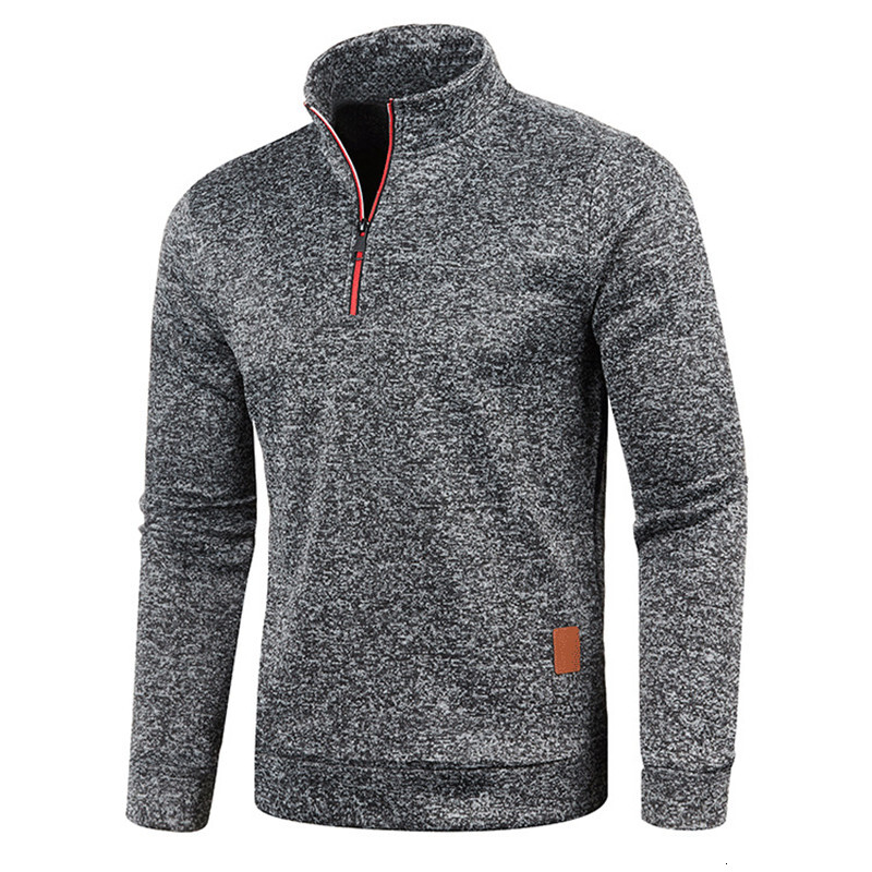 ddmyoutdoor Made in China Winter Long Sleeve Zipper Sport Shirt Men Fitness Gym Shirts Men's Thermal Running t Shirt Pullover Men Gym Clothing Sp