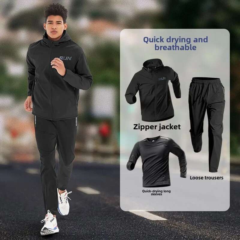 Ddmyoutdoor China Domestic Men S Sports Suit Autumn Winter Quick Drying Fiess Training Clothes Outdoor Morning Running Cycg Mens Jacket