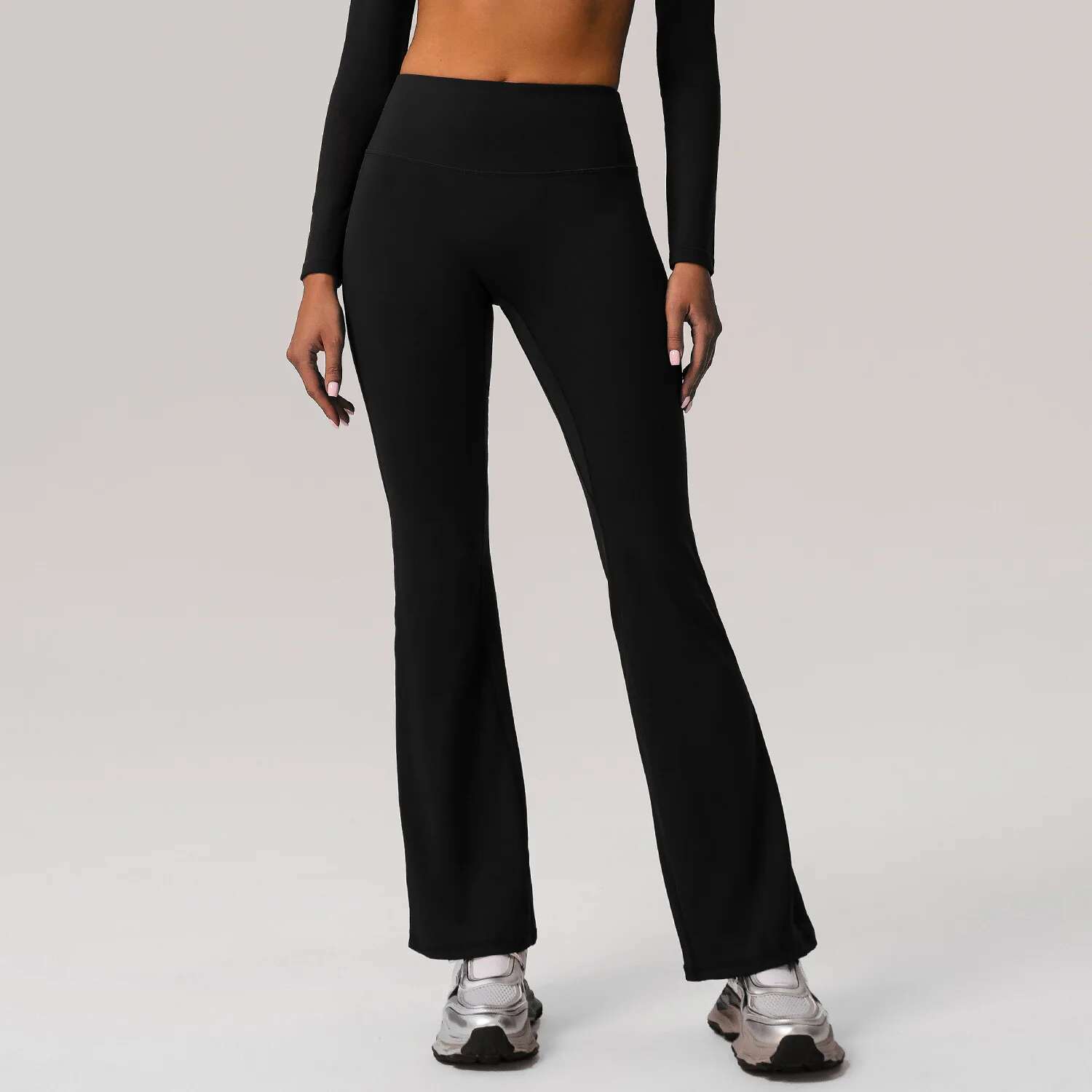 Ddmyoutdoor China Domestic Mermaid Curve Naked Wide Leg Yoga Hip Lift Flared Women S Sports Dance High Waist Slim Fit Casual Pants