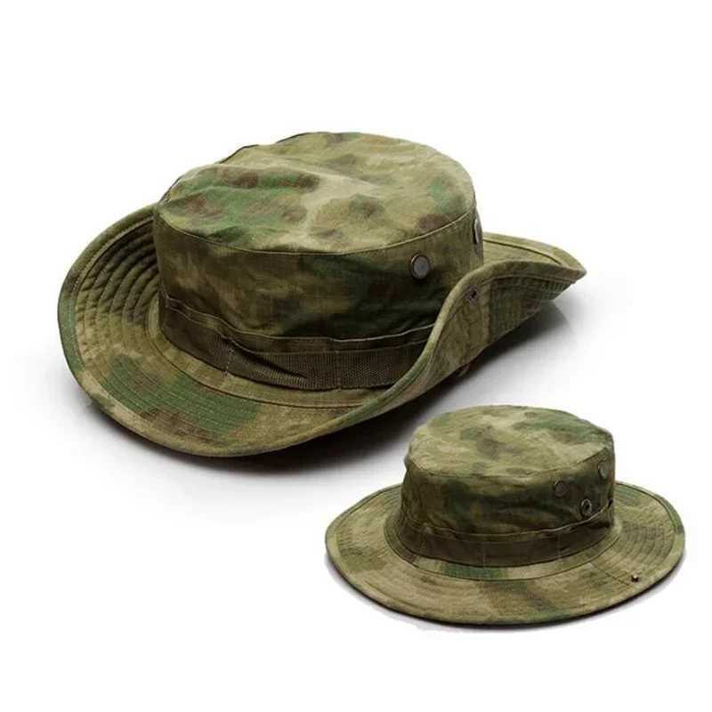 Sunscreen Boonie Hat Tactical Summer Sun Protection Camouflage Hunting Hiking fishing Outdoor sports Jung MenXJ250116