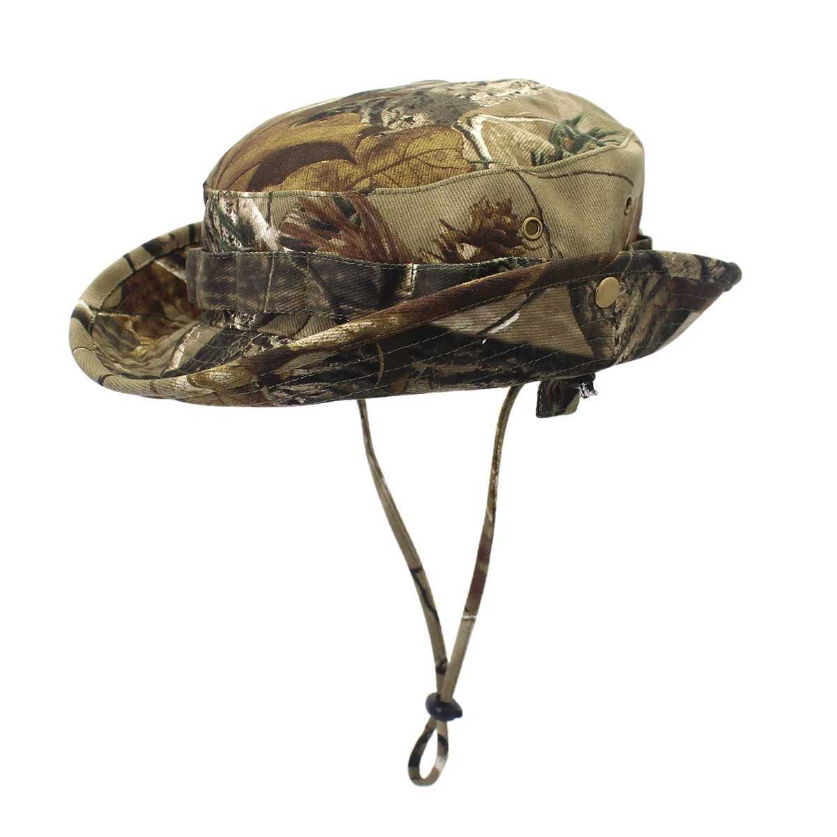 Outfly Summer Tactical Hat For Mens Camouflage Outdoor Cam Mountaineering Hat Sunscreen Foldab Jung Hunting Bucket HatXJ250116