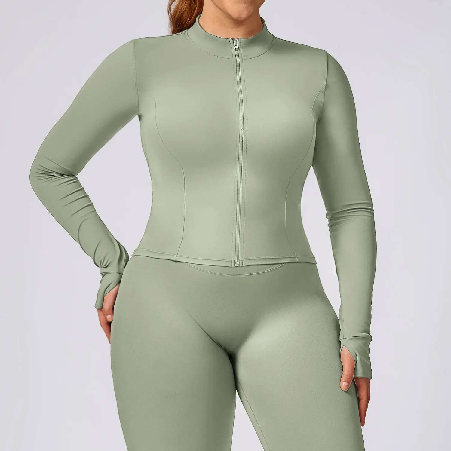 Ddmyoutdoor China Domestic Plus Size Yoga Jacket Quick Dry Breathable Slim Pilates Outer Wear Training Fiess Top Windproof Running Clothes Women