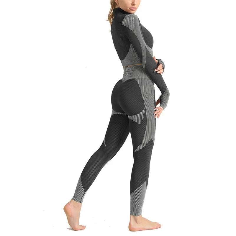 Ddmyoutdoor China Domestic Pcs Seamless Set Gym Fiess Clothing Women Yoga Sportswear Female Workout Leggings Top Sport Clothes Training Suit
