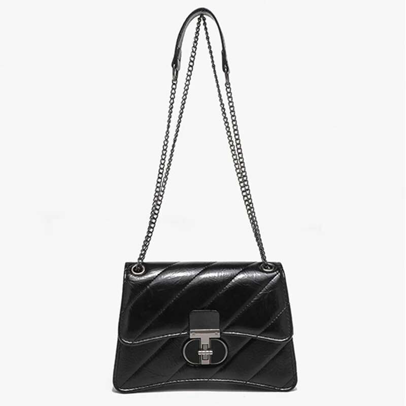 New Designer Bags For Fashion Trend Crossbody Shoulder High Quality PU Leather Women Chain Bag Female Handbag
