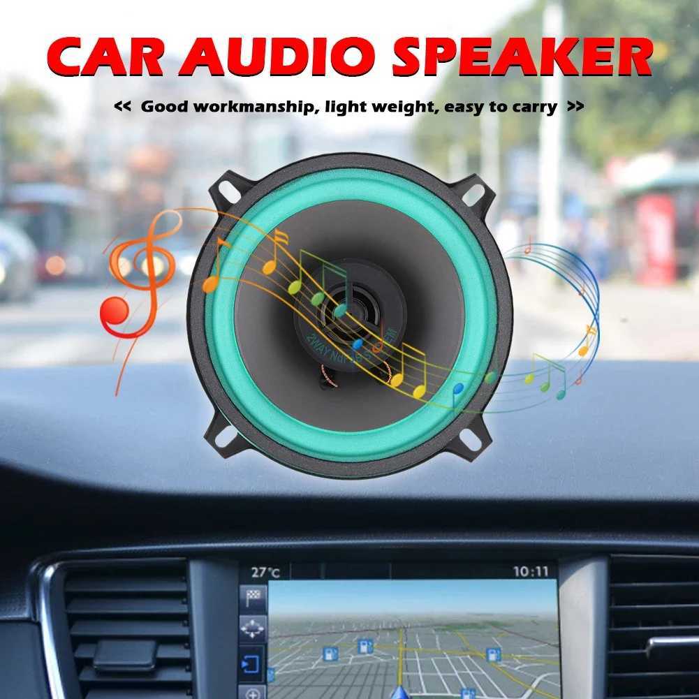 Car Audio 5 Inch 2 Way HiFi Coaxial Subwoofer 100W 4 Ohms Full Frequency Car Stereo Speaker Vehicle Audio Music Stereo Subwoofer H250118