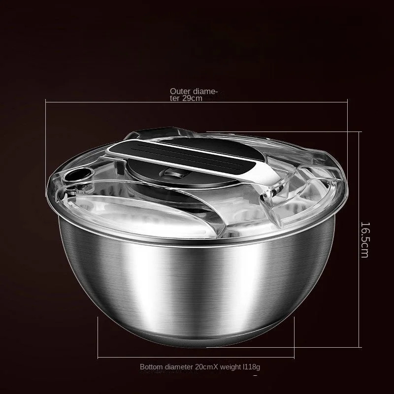 Automatic Electric Salad Spinner Food Strainers Salad Making Tool Multifunctional Vegetable Washer Salad Vegetable Dryer Mixer 250116
