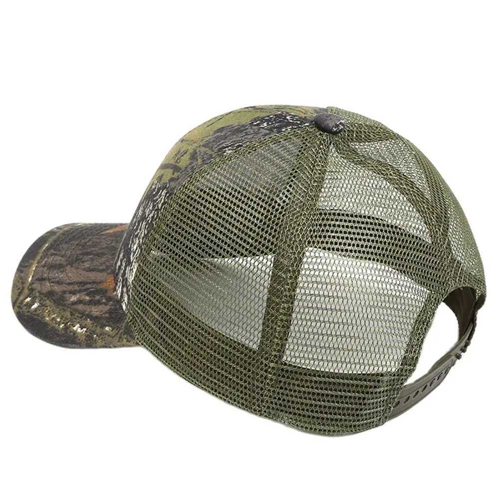 Tactical Army Green Trucker Hat Mens Camo Jung Mesh Cool Baseball AdjustabXJ250116
