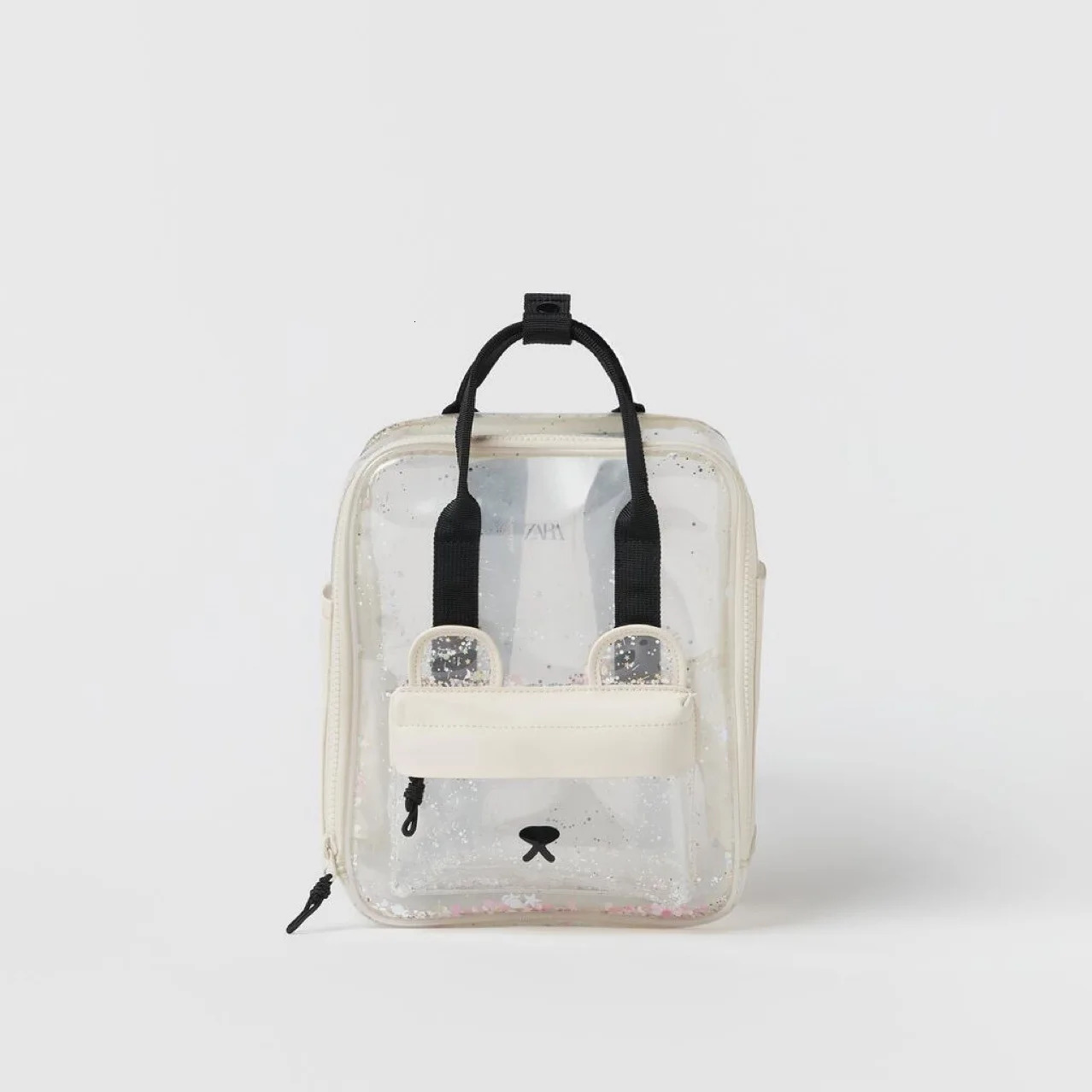Kids Backpack Cute Bling Girls Backpack Childrens Bag Girl Cartoon Dog Animal Shape Transparent Backpack Kids Bag 250109