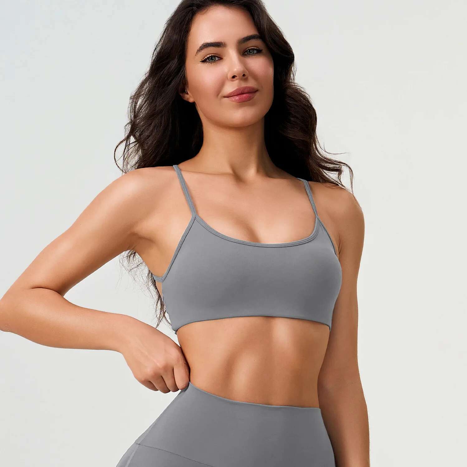 Ddmyoutdoor China Domestic Mermaid Curve Back Sports Underwear Women S Medium High Strength Yoga Wear Vest Shockproof Push Up Fiess Bra