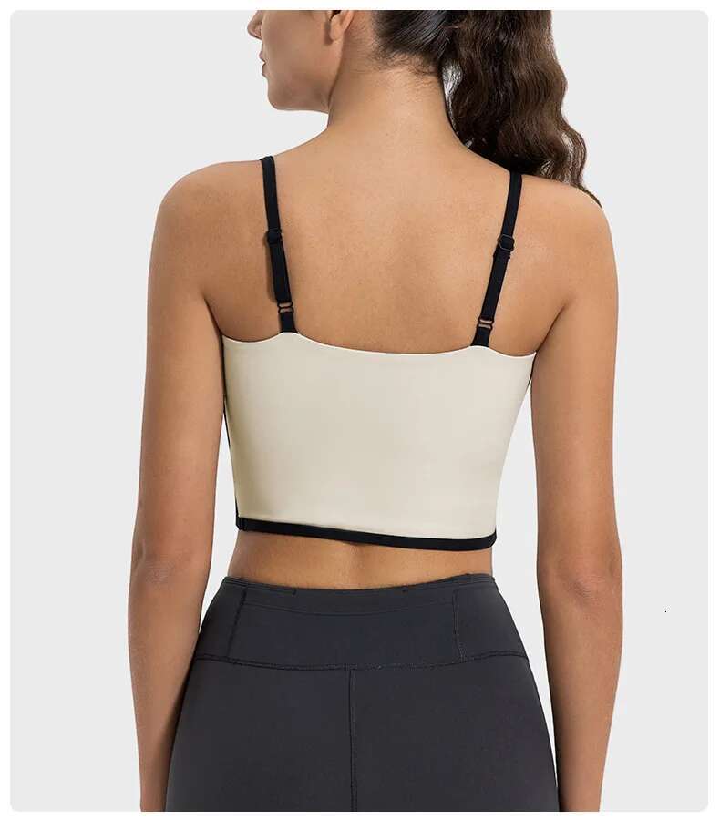 Ddmyoutdoor China Domestic Mermaid Curve New Fashion Color Matching Adjustable Shoulder Strap Sports Vest High Elastic Comfortable Breathable Yoga Clo