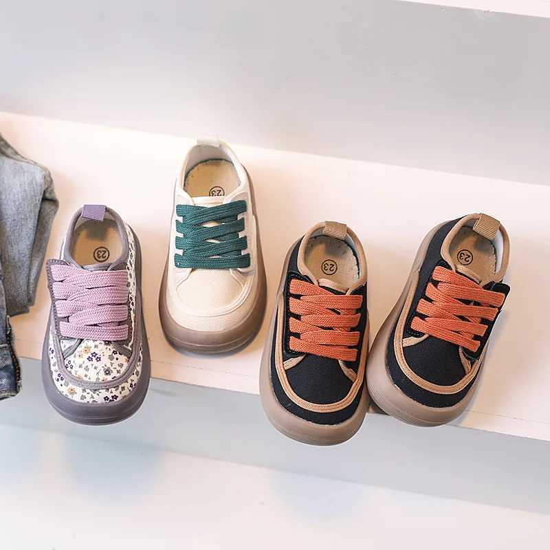 Children Shoes Autumn Anti Slip Casual Canvas Shoe Soft Soled Barefoot Kids Shoes Trendy Versatile Toddler Shoes Tenis De MujerXJ250118