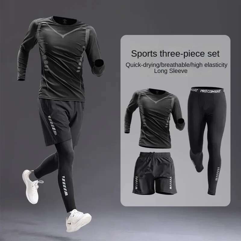 Ddmyoutdoor China Domestic All Season Men S Sportswear Set Suit Tracksuit For Running Cycg Fiess Hiking Gym Clothing Men Jogging Bo Pcs