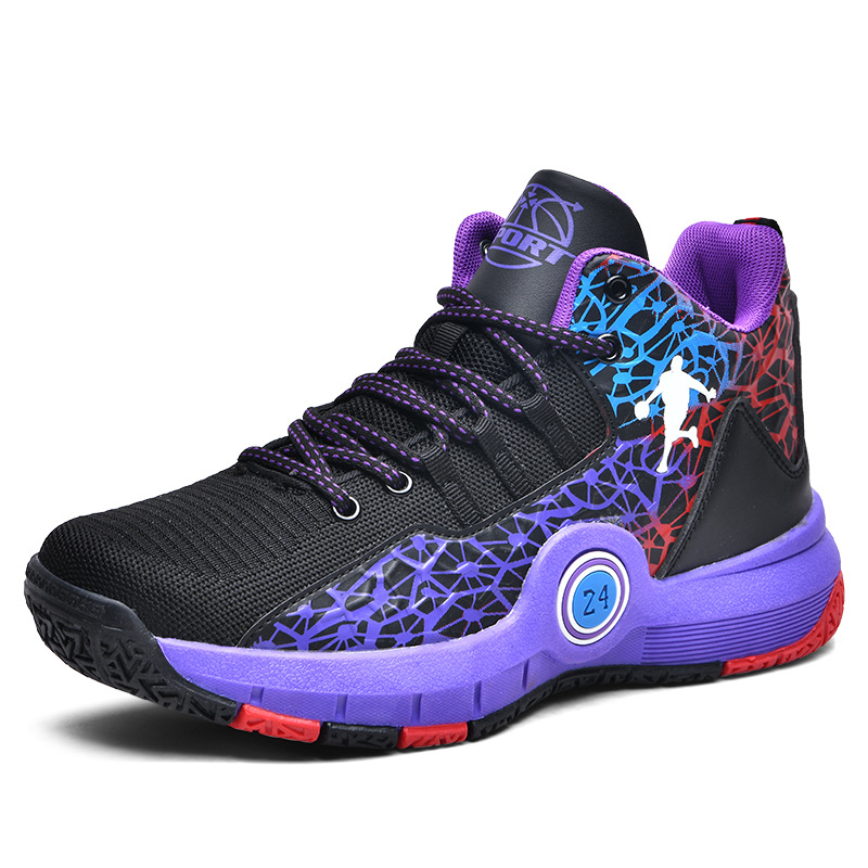 Large size foreign trade Basketball shoes male combat youth student sports shoes basketball shoes 2025 for boy boyfriend father gift eur31-44