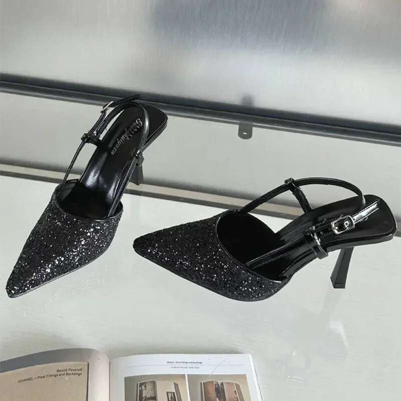 Bg Sexy Pointed Toe Heels Brand Party Dress Wedding Shoes Female Fashion Sgback Thin High Sandals Women