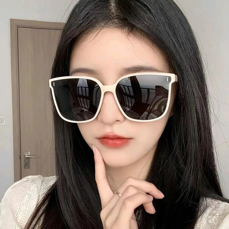 LS JOHN Korean Polarized Sunglasses Women Outdoor Driving Black Sun Glasses Men UV400 250117