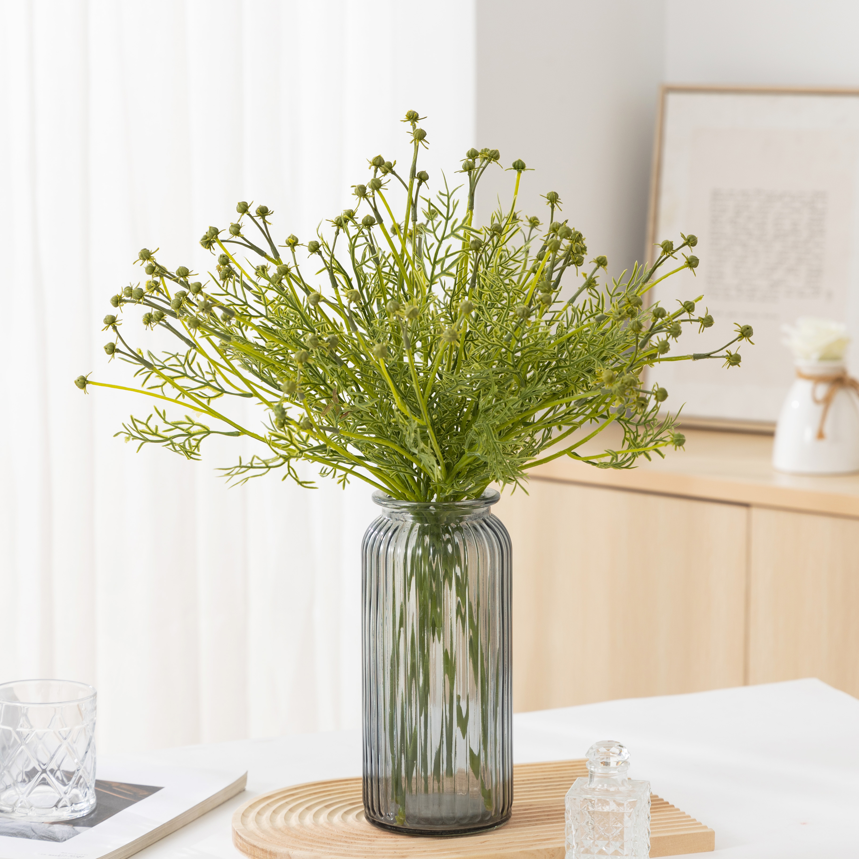 Scandinavian simulation Polish grass plants home model room decoration wedding background flower arrangement simulation syncope green plant ornaments