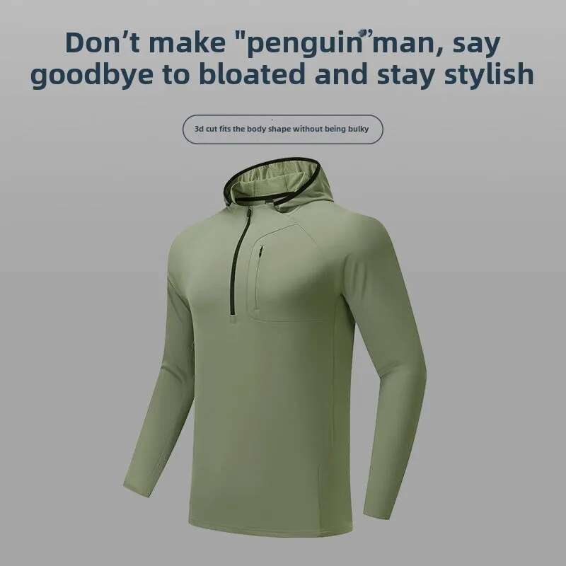 Ddmyoutdoor China Domestic Winter Running Jacket Plush Warm Cube Half Zip Hooded Quick Dry Training Coat Track Suit Men S Clothing New