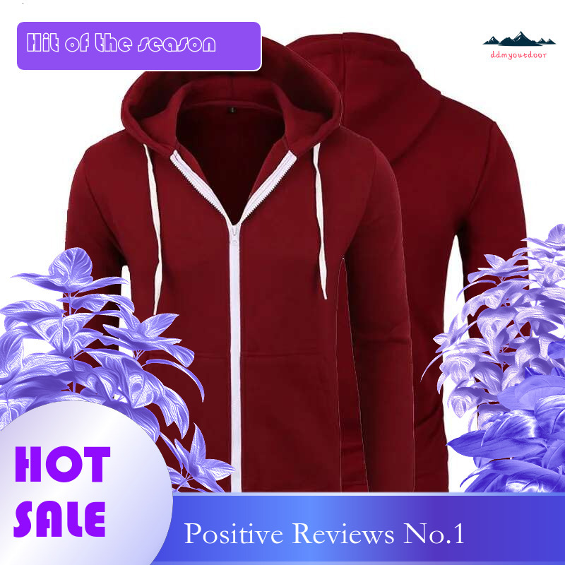 Ddmyoutdoor China Domestic Men S Hoodies Sweatershirt Fleece Running Jackets Zipper Slimming Sport Coats Men Drawstring Warm Hoody Sweatshirts Fiess C